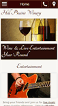 Mobile Screenshot of hillprairiewinery.com